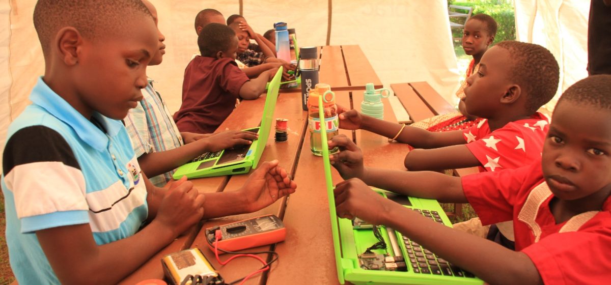 kuza students with pietops